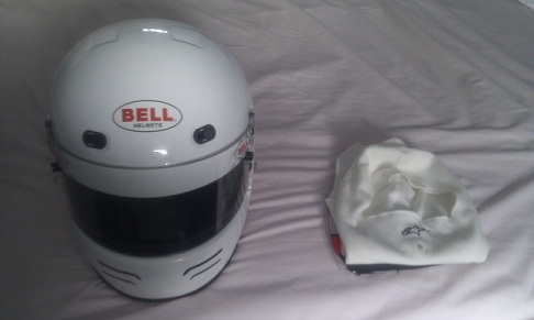 Bell Helmet and Alpinestars Balaclava